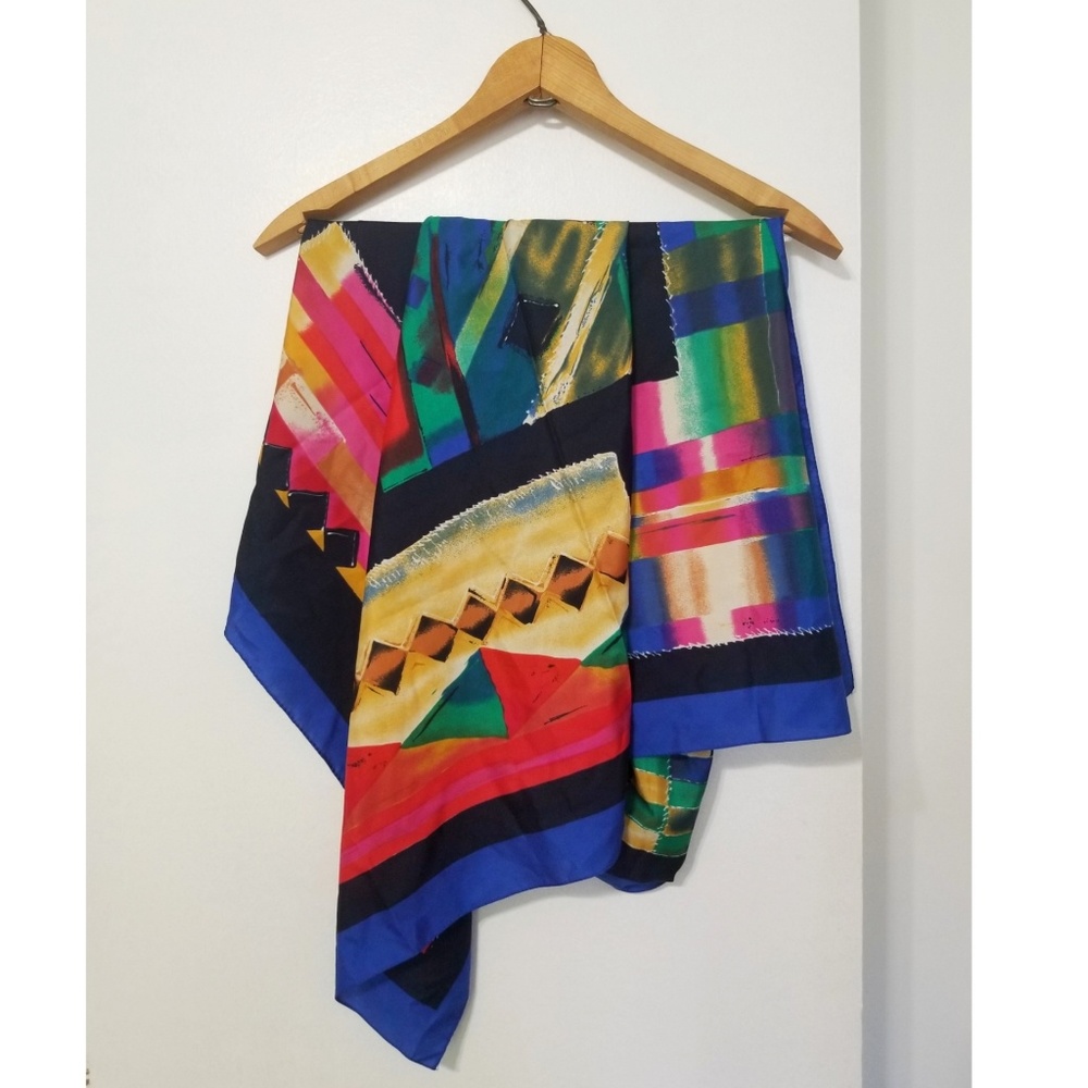 Colorful bright stylish scarf